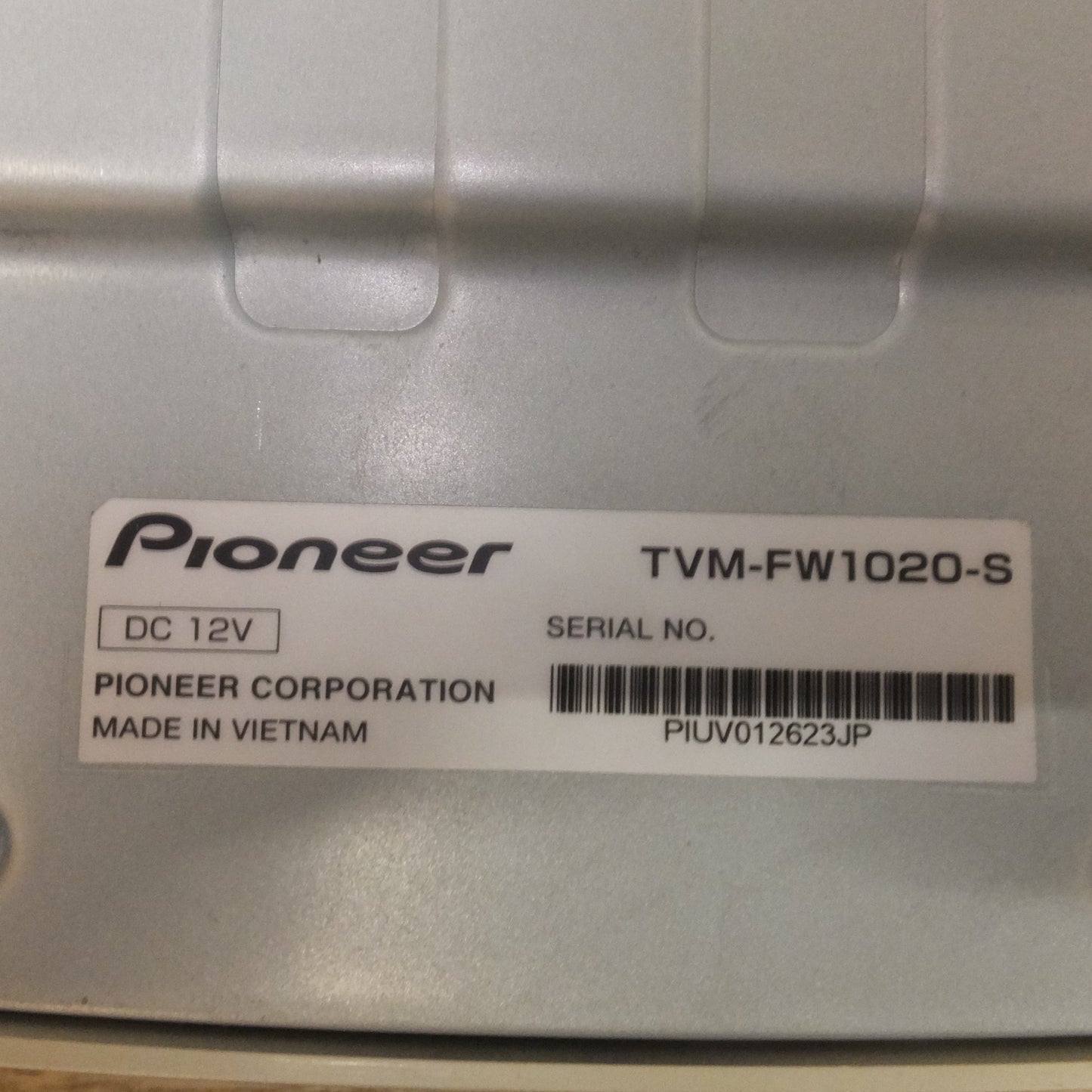 [送料無料] 現状品★パイオニア Pioneer 10.2V型 ワイドVGA 高画質 フリップダウンモニター TVM-FW1020-S★