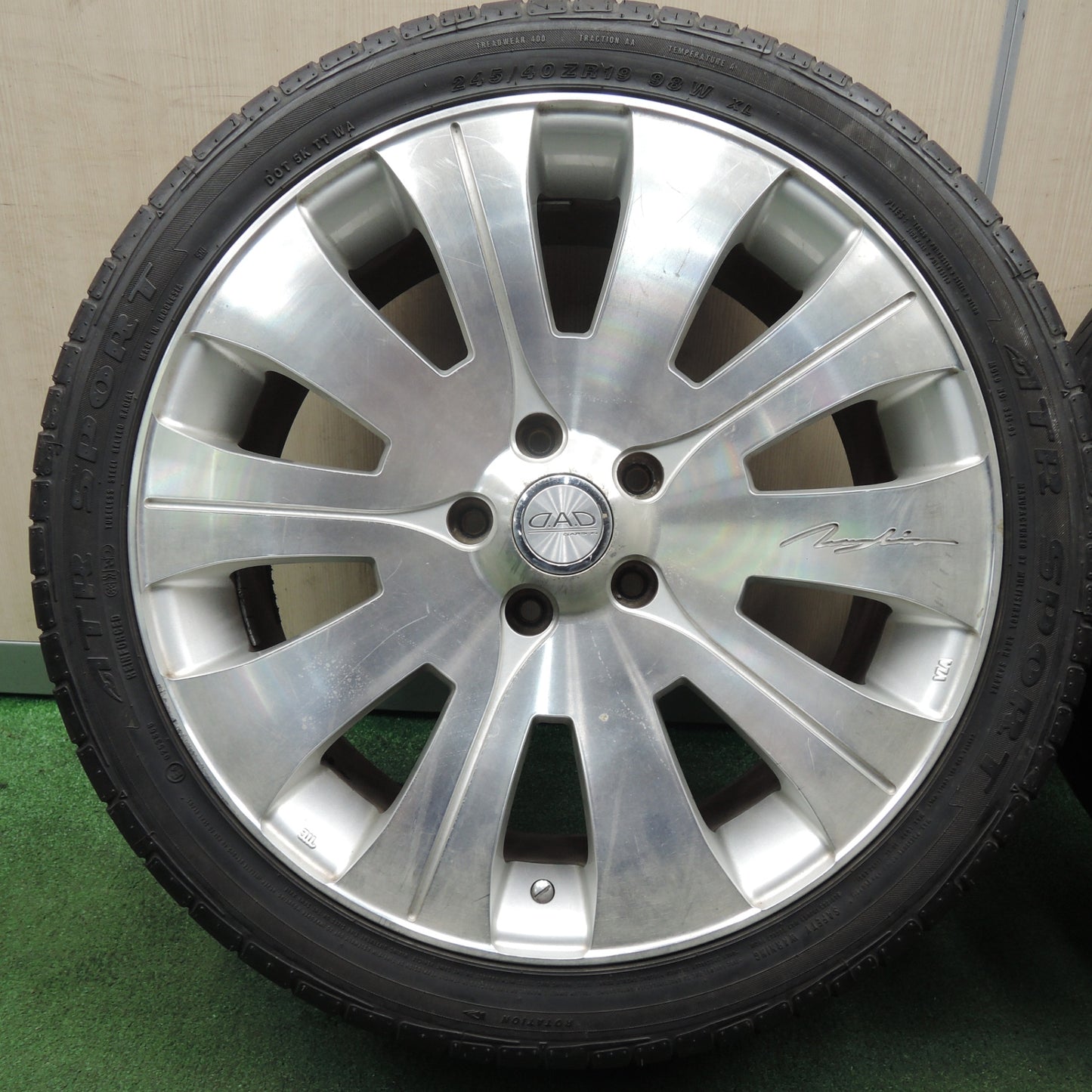 *送料無料* 4本価格★D.A.D GARSON 245/40R19 ATR SPORT DAD ギャルソン ATRスポーツ 19インチ PCD114.3/5H★4030503NJノ