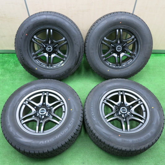 [送料無料] バリ溝！20年！キレイ！9.5分★ランクル 等 JAOS VICTRON ASTELLA CM-02 265/65R17 スタッドレス グッドイヤー アイスナビ SUV PCD139.7/6H★4112304TNス