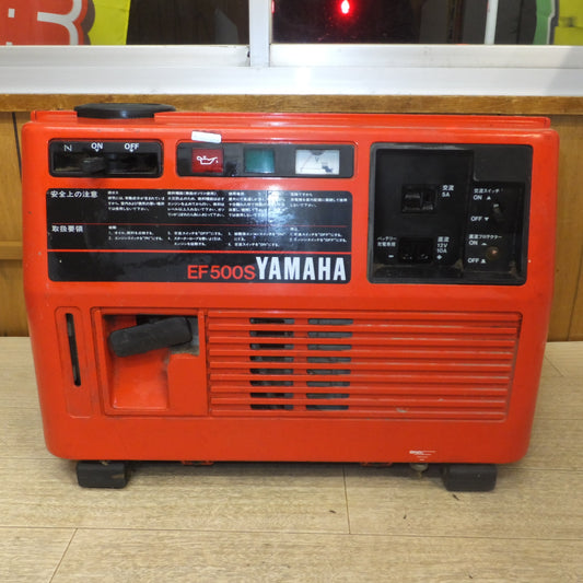 [送料無料] 岐阜発 ジャンク★ヤマハ YAMAHA ポータブル発電機 EF500S　AC100V 60Hz 5A 500VA　ハンディー ラジカセタイプ★