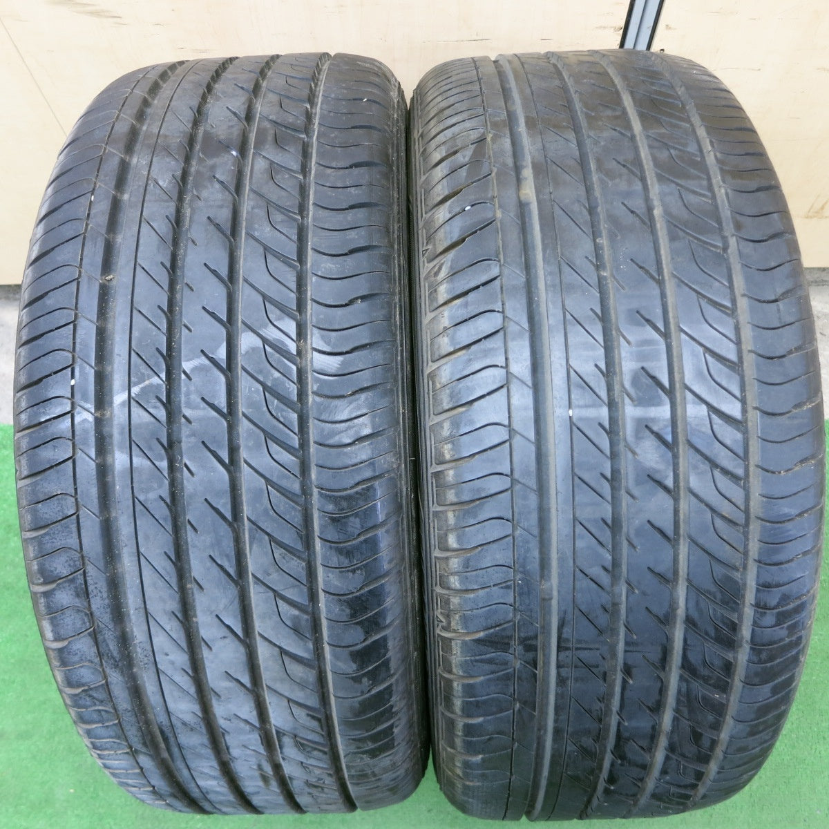 *送料無料* バリ溝！8.5分★BMW E63 E64 6シリーズ 純正 245/45R18 ダンロップ VEURO VE302 18インチ PCD120/5H★4091401ナノ