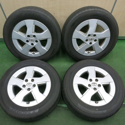 *送料無料* 4本価格★トヨタ 30系 プリウス 純正 195/65R15 ヨコハマ エコス ES31 15インチ PCD100/5H★4042102HAノ