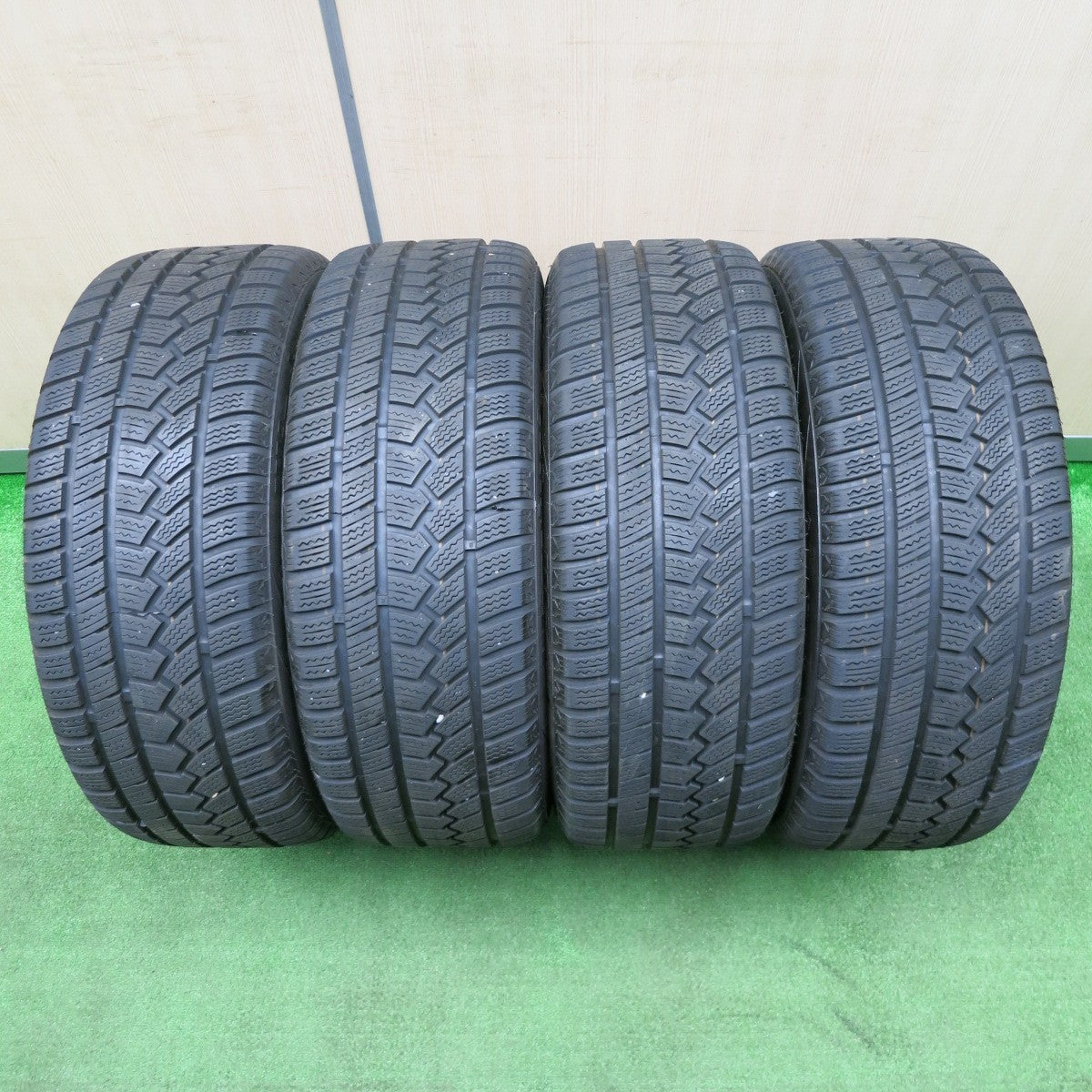 [送料無料] バリ溝！キレイ！9分★スタッドレス 225/55R17 ハイフライ Win-turi 212 Verthandi ヴェルザンディ ヴェルサンディ 17インチ PCD114.3/5H★5010413NJス