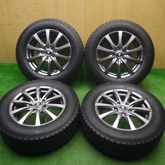 [送料無料] バリ溝！21年！キレイ！9.5分★スタッドレス 205/65R16 グッドイヤー アイスナビ7 MANARAY SPORT マナレイスポーツ 16インチ PCD114.3/5H★4120211Hス