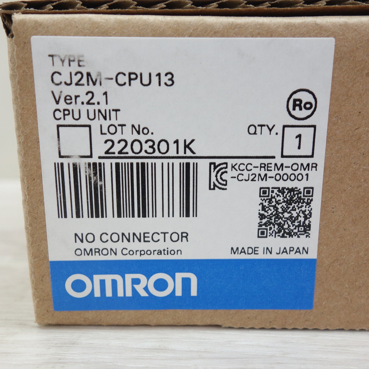 ●複数在庫有●[送料無料] 未使用☆OMRON オムロン CPUユニット CJ2M-CPU13 CPU UNIT☆