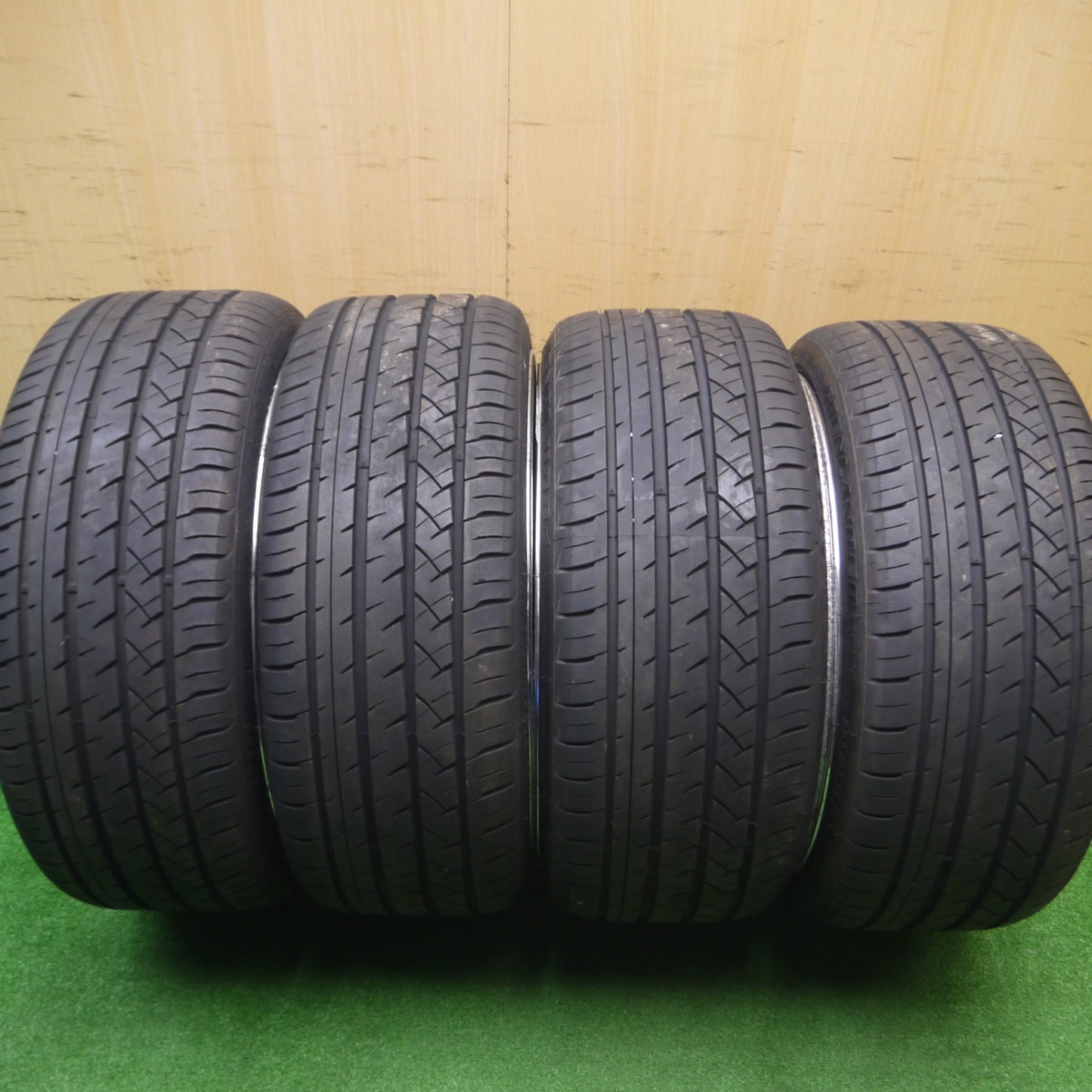 [送料無料] バリ溝！24年！ほぼ10分★WORK SCHWERT SW4 225/35R20 グリンランダー ENRI U08 ワーク シュバート 20インチ PCD114.3/5H★4091006Hノ