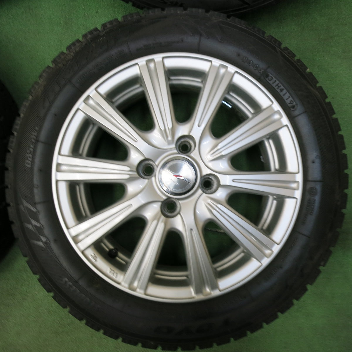 [送料無料] バリ溝！9分★スタッドレス 165/65R14 トーヨー オブザーブ ガリット GIZ JOKER ジョーカー 14インチ PCD100/4H★4121110SYス