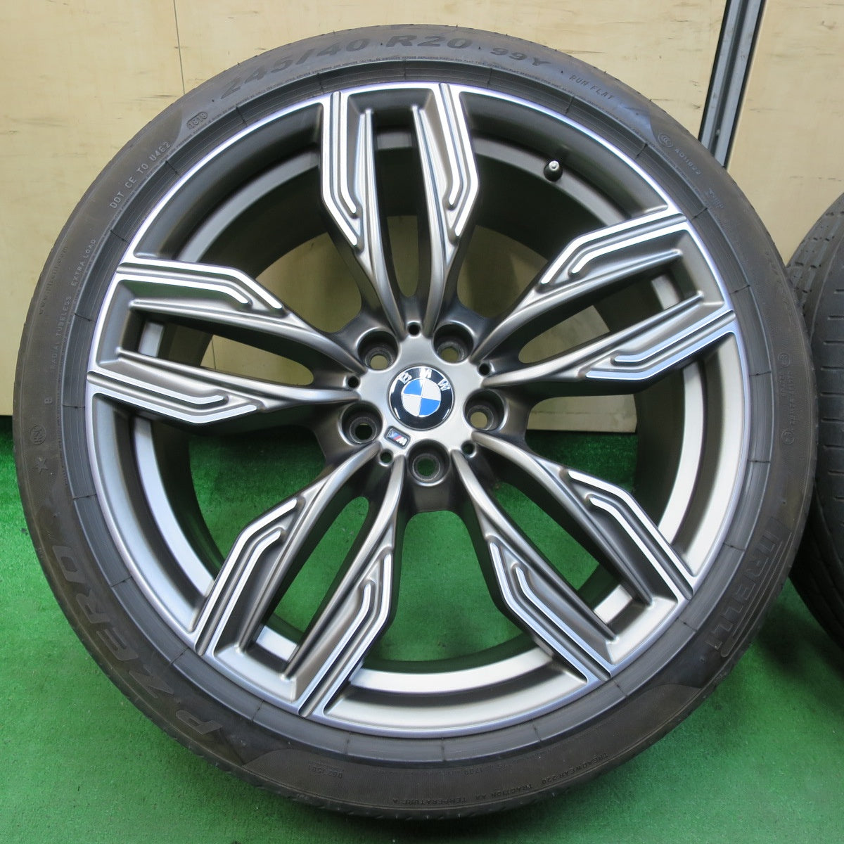 *送料無料* キレイ★BMW 7シリーズ G11 G12 純正 245/40R20 275/35R20 ピレリ PZERO ランフラット PCD112/5H★4072401イノ