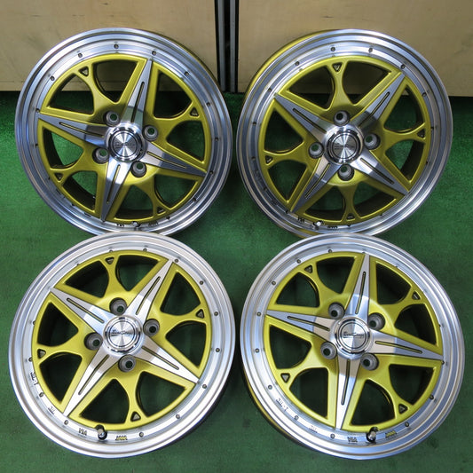 [送料無料] キレイ★BeatStage NS-C ビートステージ ホイール 14インチ 14×4.5J PCD100/4H★4102504イホ