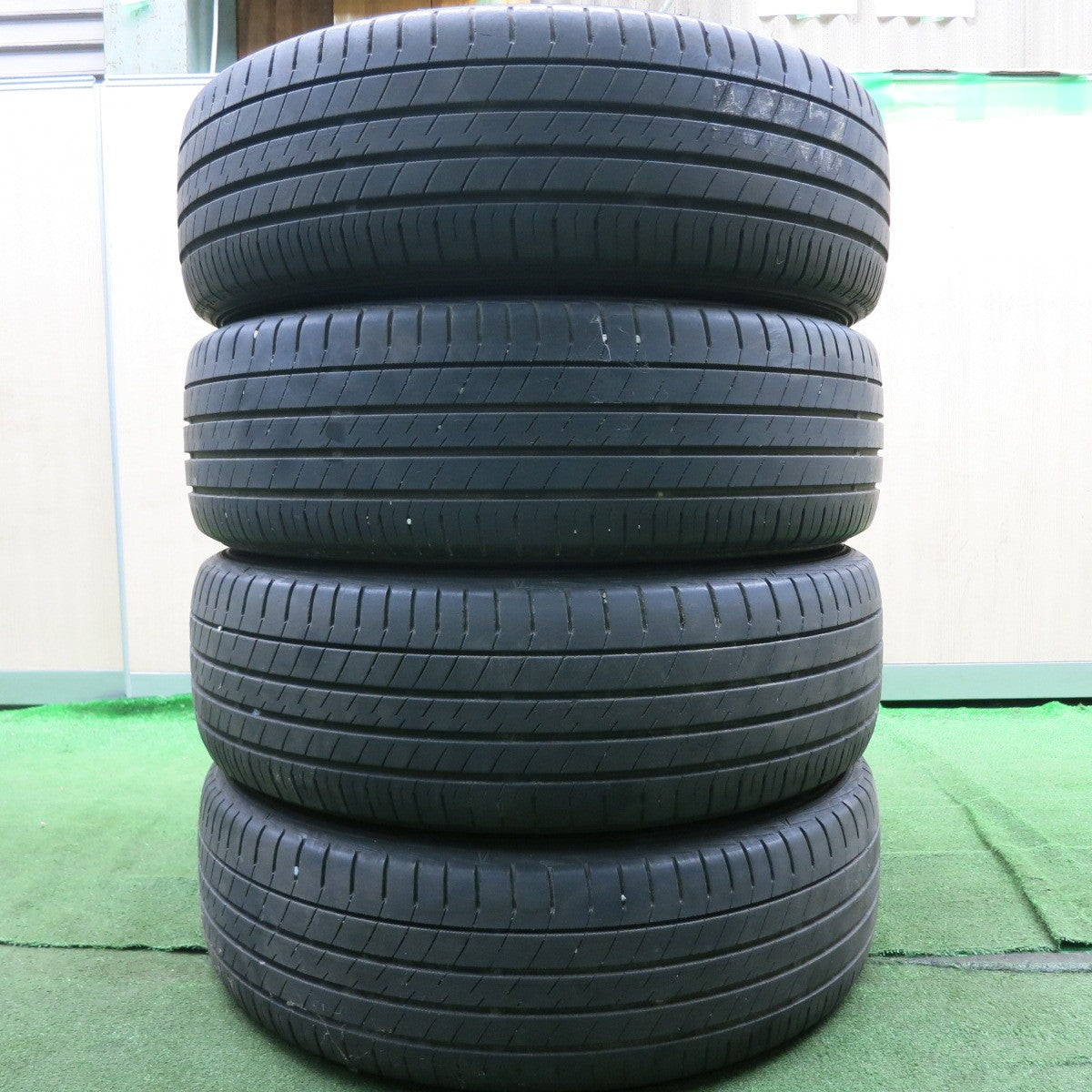 *送料無料* キレイ★マツダ DJ系 デミオ 純正 185/60R16 ダンロップ LE MANS V ルマン5 16インチ PCD100/4H★4070301HAノ