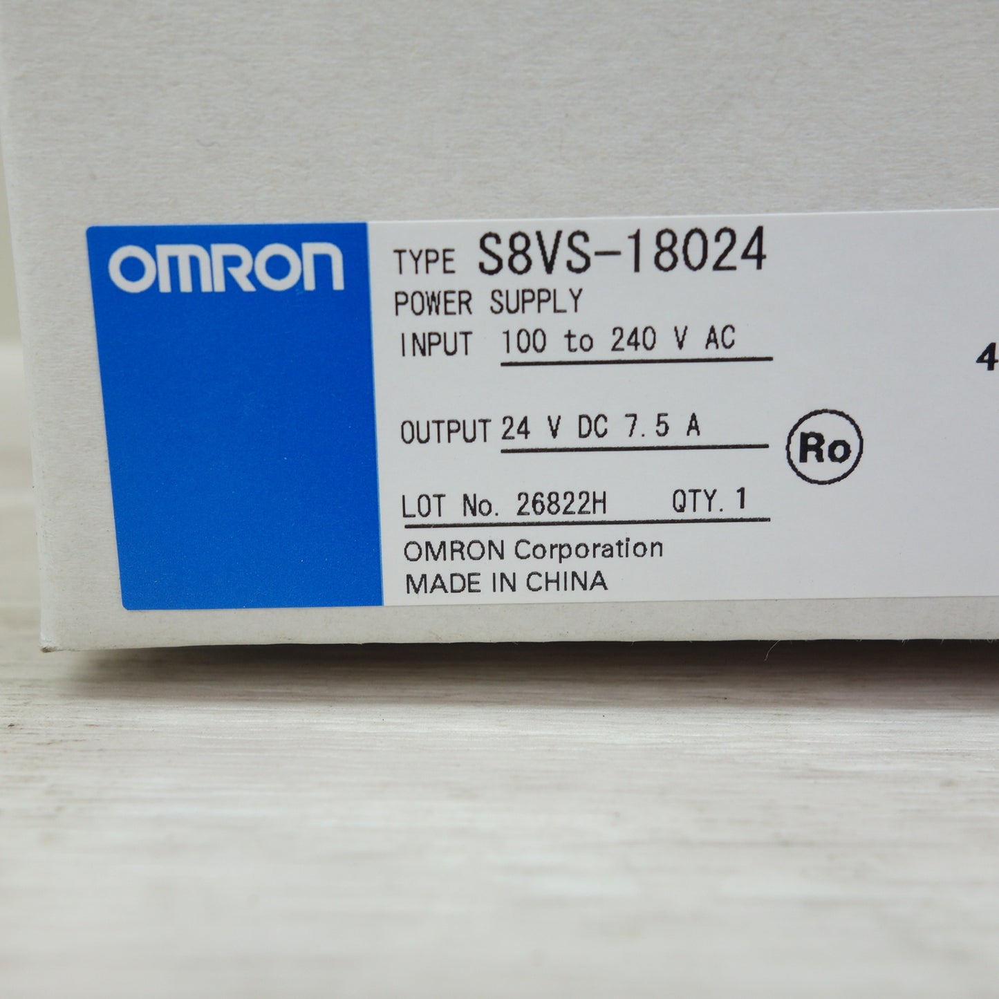 [送料無料] 未使用☆OMRON オムロン スイッチング パワー サプライ S8VS-18024 スイッチング電源 POWER SUPPLY☆