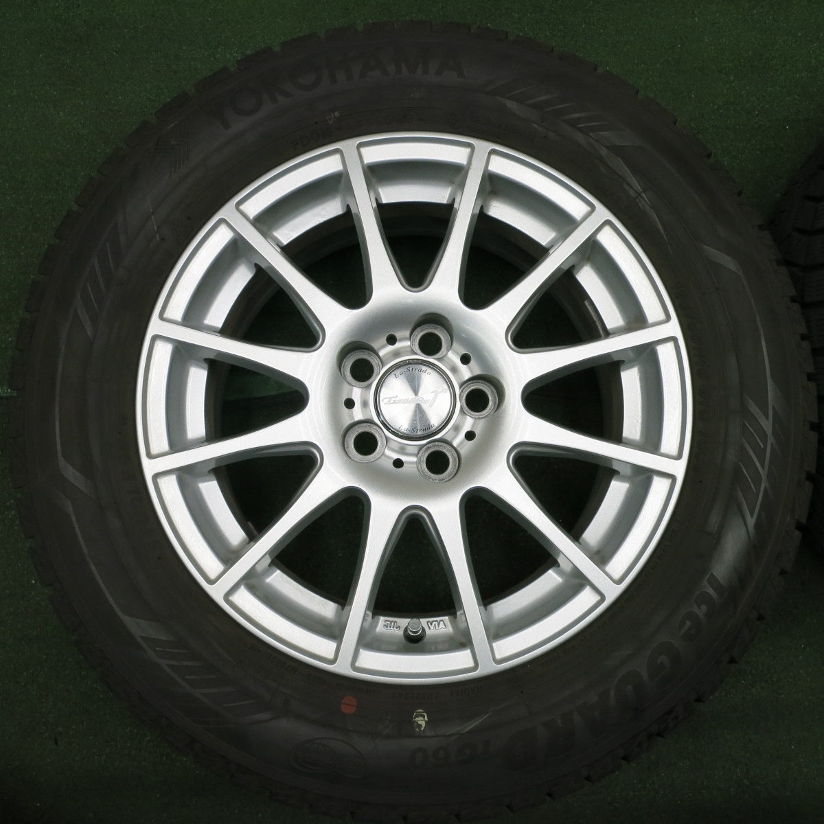 *送料無料* バリ溝！20年！9分★プリウス 等 195/65R15 スタッドレス ヨコハマ アイスガード iG60 Tiradoγ La-Strada 阿部商会 PCD100/5H★4041901NJス