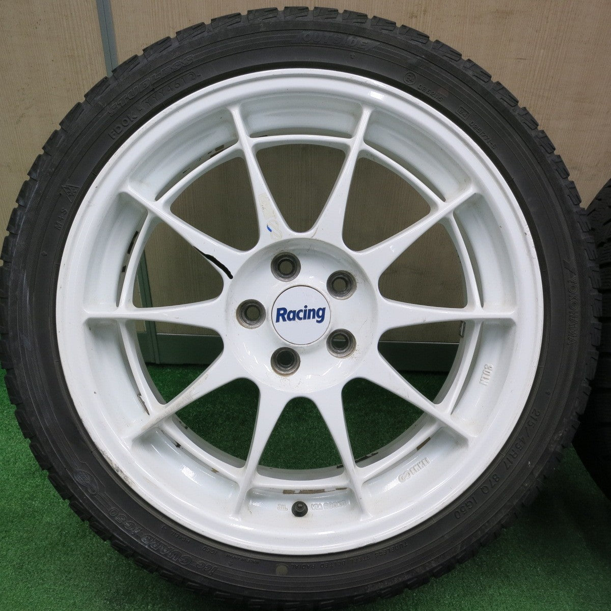 [送料無料] 4本価格★86 BRZ 等 ENKEI Racing NT03 215/45R17 スタッドレス ヨコハマ アイスガード iG50 エンケイ レーシング 17インチ PCD100/5H★4112704TNス