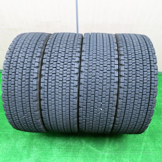 *送料無料* バリ溝！23年！9.5分★トラック タイヤ 245/70R19.5 136/134J スタッドレス ブリヂストン W900 19.5インチ★4072002NJスタ