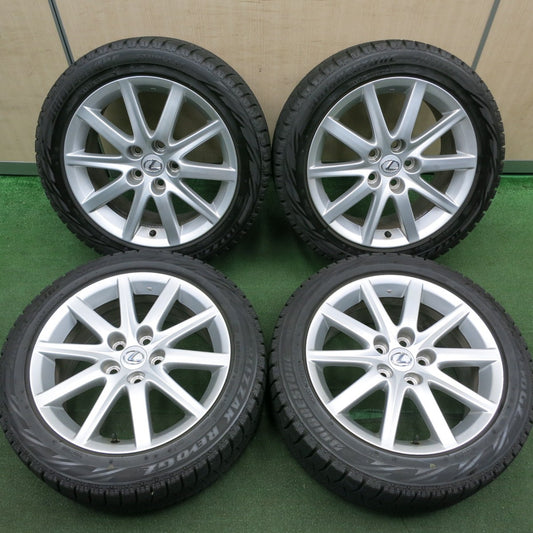 *送料無料* 4本価格★レクサス GS350 純正 225/50R17 スタッドレス ブリヂストン ブリザック REVO GZ 17インチ PCD114.3/5H★4052704HAス