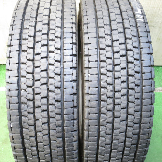 *送料無料* バリ溝！23年！9.5分★トラック タイヤ 245/70R19.5 136/134J スタッドレス ブリヂストン W999 19.5インチ★4052404クスタ