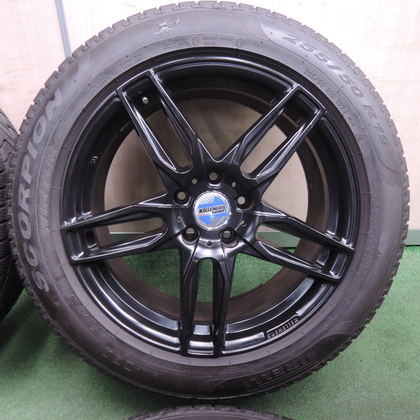 *送料無料* キレイ★BMW等 KELLENERS Sport 255/50R19 スタッドレス ピレリ スコーピオン ウインター ケレナーズ スポーツ 19インチ PCD120/5H★4041601TNス