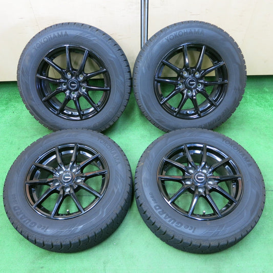 *送料無料* バリ溝！23年！ほぼ10分★スタッドレス G.speed 195/65R15 ヨコハマ アイスガード iG60 G.スピード 15インチ PCD114.3/5H★4061002ナス