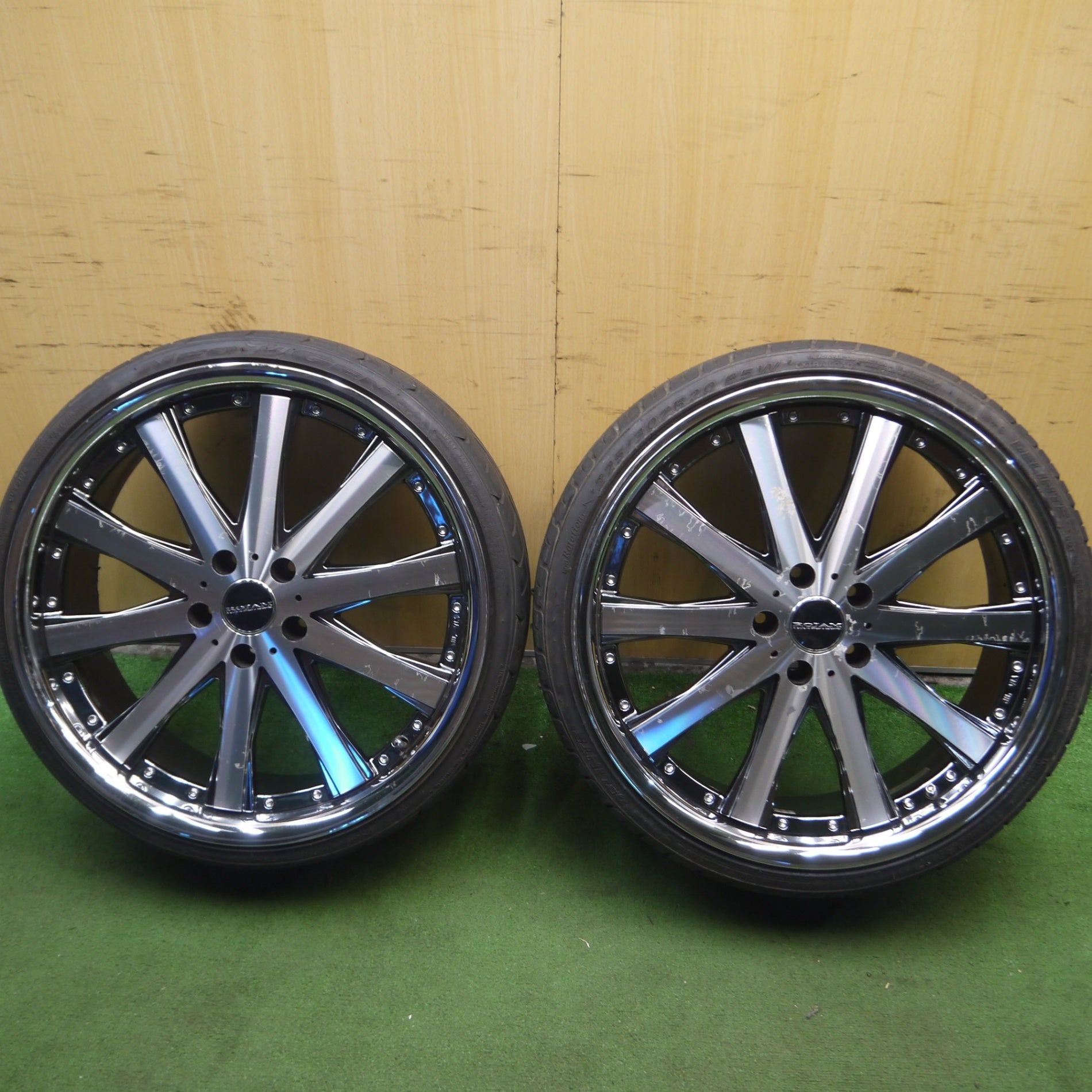 *送料無料* 2本価格★ROJAM 225/30R20 デリンテ サンダー D7 ニットー NEO テク GEN 20インチ  PCD114.3/5H★4040108Hノ