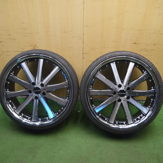 *送料無料* 2本価格★ROJAM 225/30R20 デリンテ サンダー D7 ニットー NEO テク GEN 20インチ PCD114.3/5H★4040108Hノ