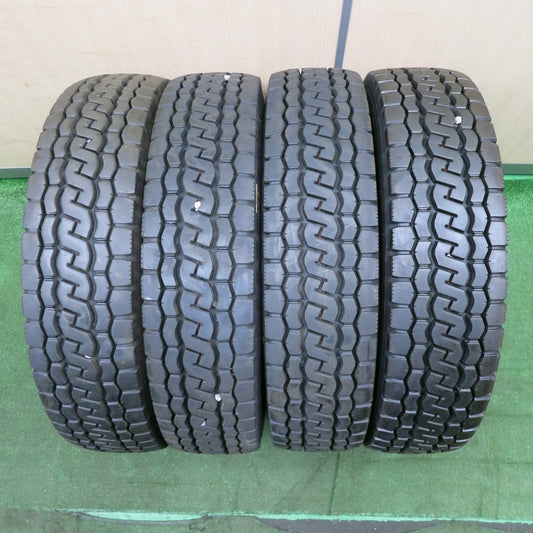 *送料無料* バリ溝！20年！9.5分★トラック タイヤ 195/85R16 114/112N ブリヂストン エコピア M812 ミックス オールシーズン 16インチ★4071301NJスタ