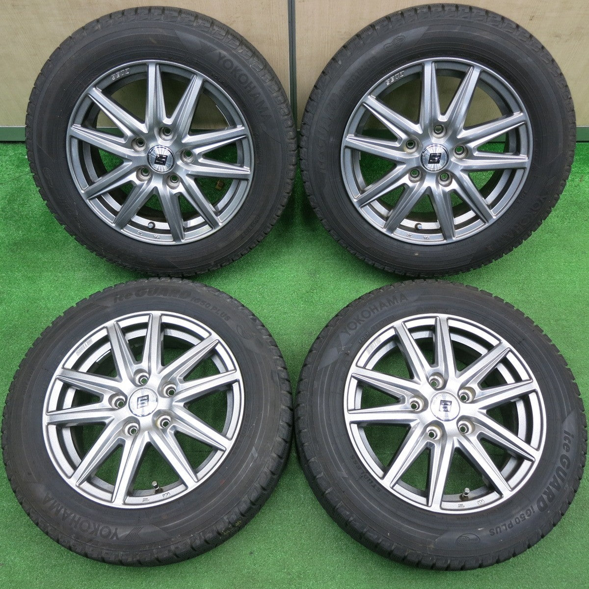 [送料無料] バリ溝！キレイ！9分★スタッドレス 185/65R15 ヨコハマ アイスガード iG50 プラス SEIN ザイン 15インチ PCD114.3/5H★4120803TNス