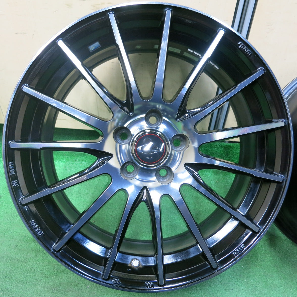 [送料無料] キレイ★LEONIS NAVIA 05 AMF weds 17インチ レオニス ナヴィア05 ウェッズ ホイール 17×7J PCD100/5H★4102906SYホ