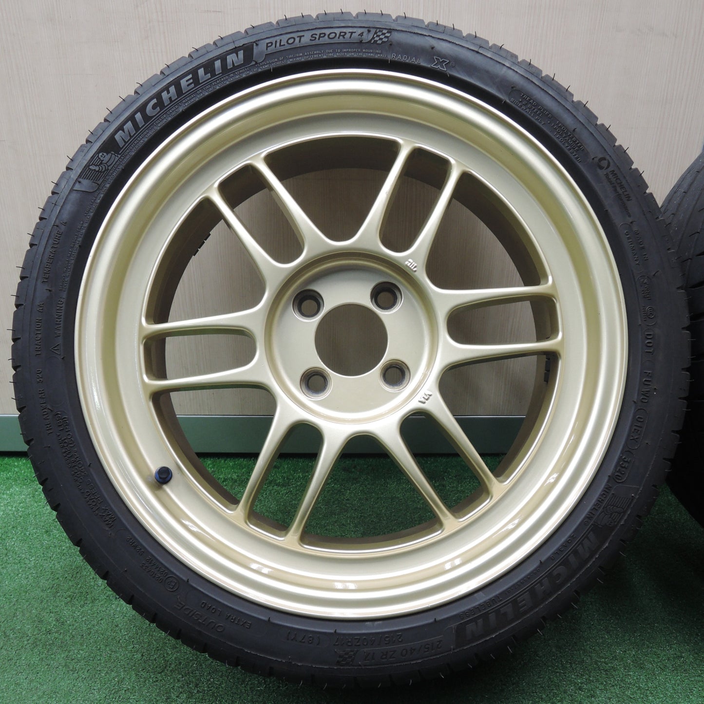 *送料無料* キレイ！20年★ENKEI RPF1 215/40R17 ミシュラン パイロット スポーツ4 エンケイ 17インチ PCD100/4H★4030501NJノ