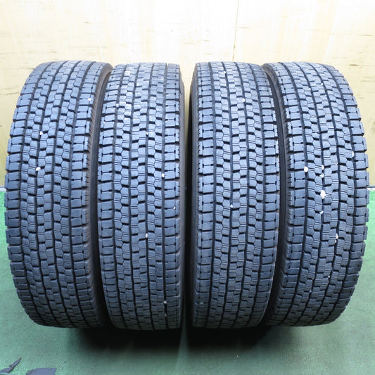 *送料無料* バリ溝！23年！9.5分★トラック タイヤ 225/80R17.5 123/122L スタッドレス ブリヂストン W999 17.5インチ★4032302クスタ