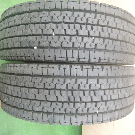 *送料無料* バリ溝！23年！9.5分★トラック タイヤ 245/70R19.5 136/134J スタッドレス ブリヂストン W999 19.5インチ★4042404KMスタ