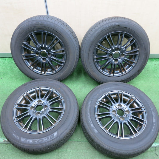 *送料無料* バリ溝！8.5分★175/70R14 ヨコハマ エコス ES31 VELVA ヴェルヴァ 14インチ PCD100/4H★4070204HAノ