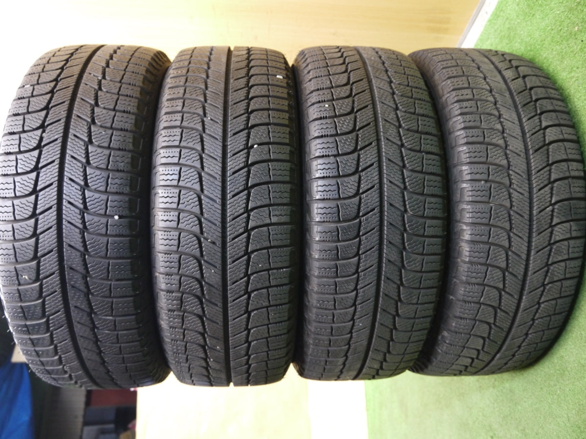 [送料無料] バリ溝！キレイ！9.5分★205/55R16 ワーゲン等  スタッドレス ミシュラン X-ICE XI3 AGA 16インチ PCD112/5H★2030803クス