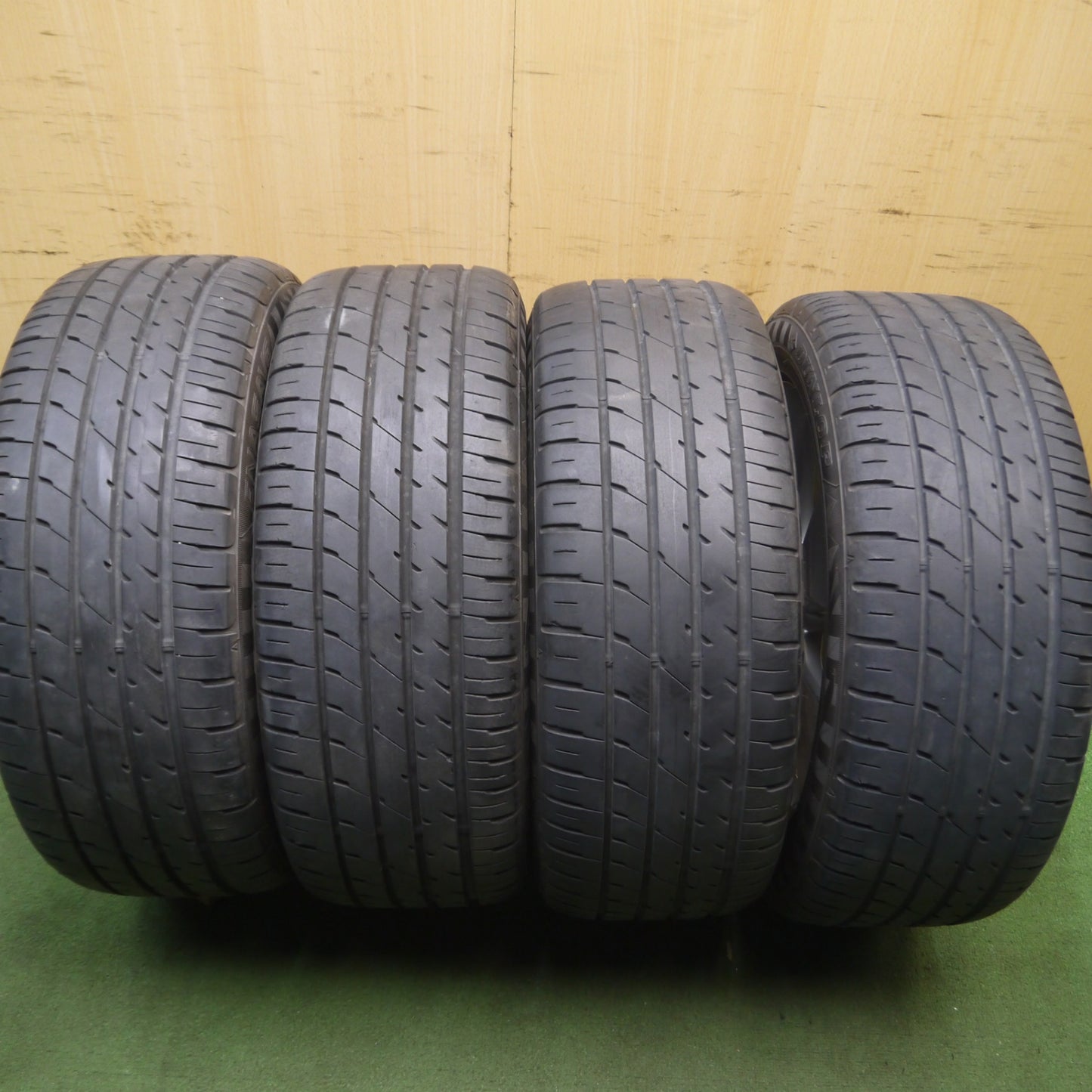 *送料無料* バリ溝！9.5分★ボルボ V70 純正 225/50R17 ダンロップ エナセーブ RV504 17インチ PCD108/5H★4061706Hノ