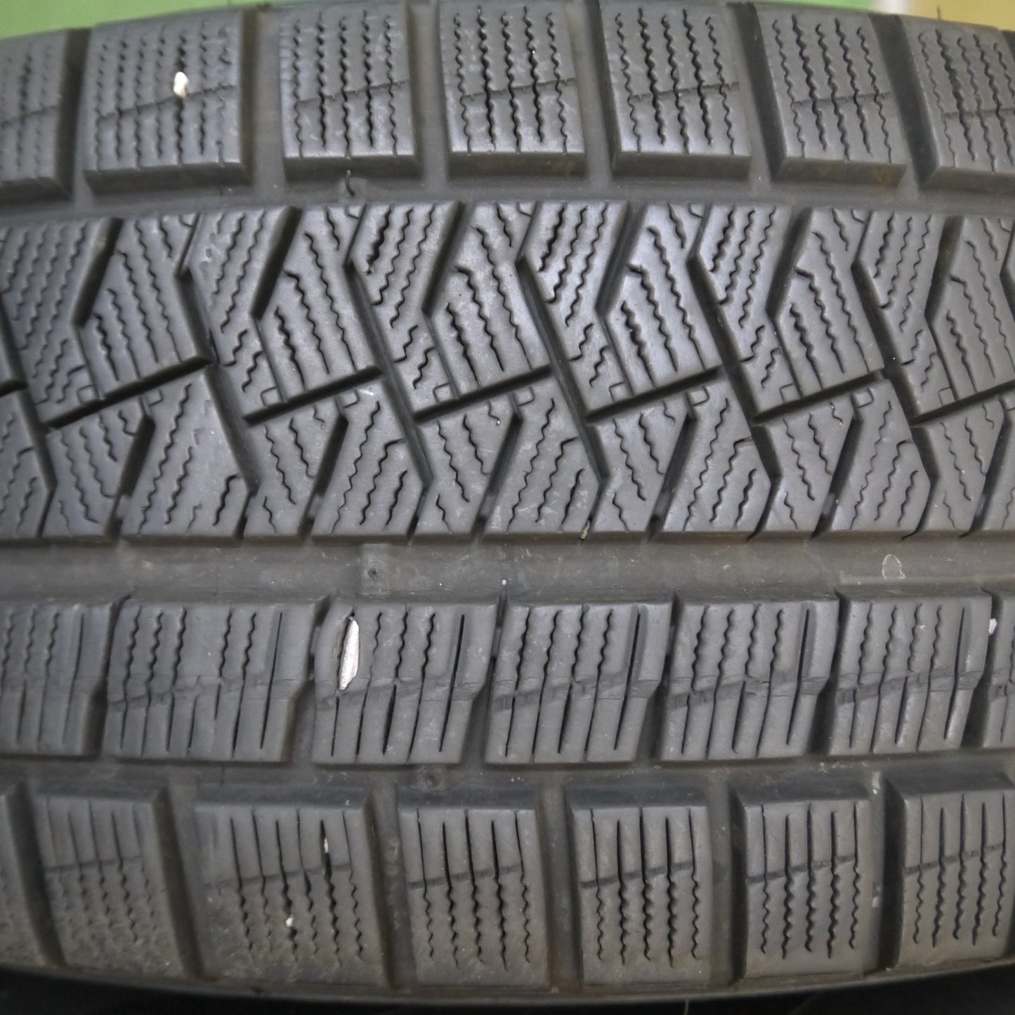 *送料無料* バリ溝！21年！キレイ！8.5分★スタッドレス 225/65R17 ピレリ アイスアシンメトリコ プラス ZACK JP-110 ザック PCD114.3/5H★4060710Hス