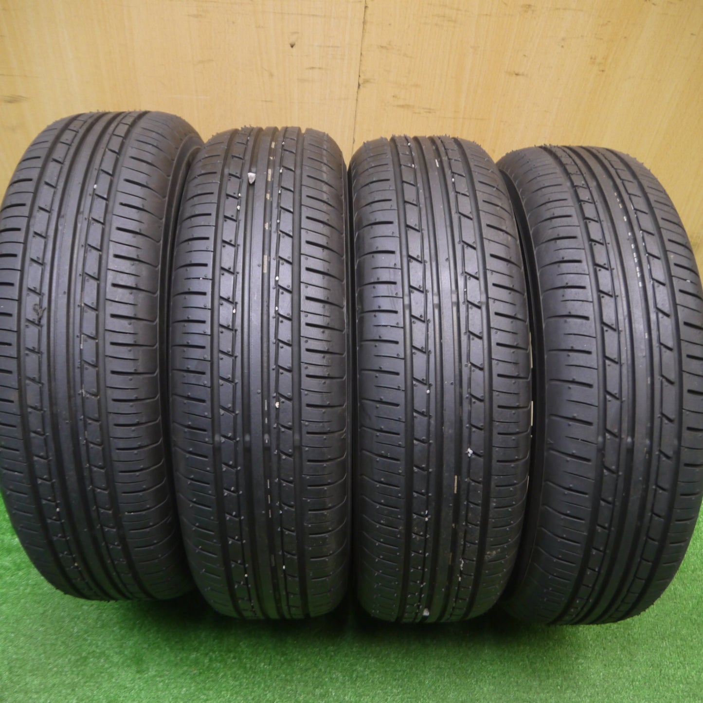 [送料無料] タイヤほぼ未使用★スズキ ラパン 純正 155/65R13 ヨコハマ エコス ES31 13インチ PCD100/4H★4092401Hノ