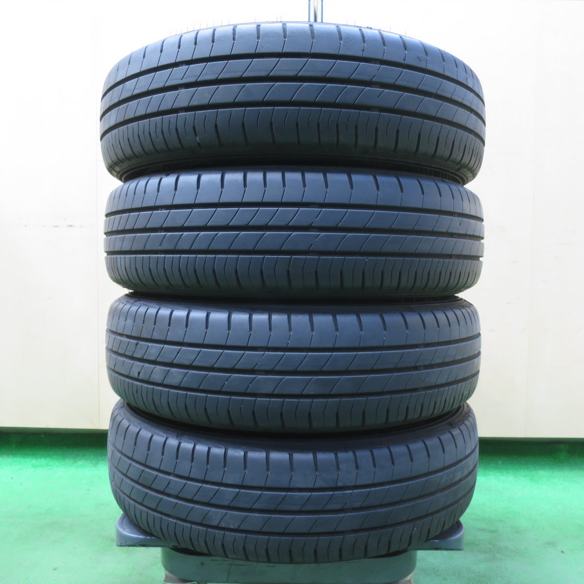 *送料無料* キレイ！21年★スタッドレス 155/65R14 ダンロップ LE MANS V VEMOTION Vエモーション ルマン5 14インチ PCD100/4H★4090801イノ