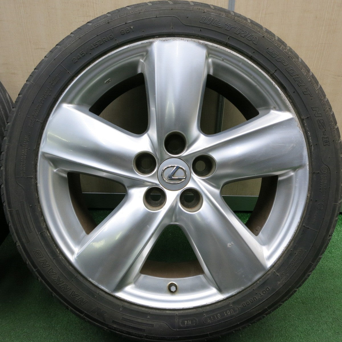 *送料無料* 4本価格★レクサス LS460 LS600 純正 245/45R19 ナンカン ウルトラスポーツ NS-2 19インチ  PCD120/5H★4032413HAノ