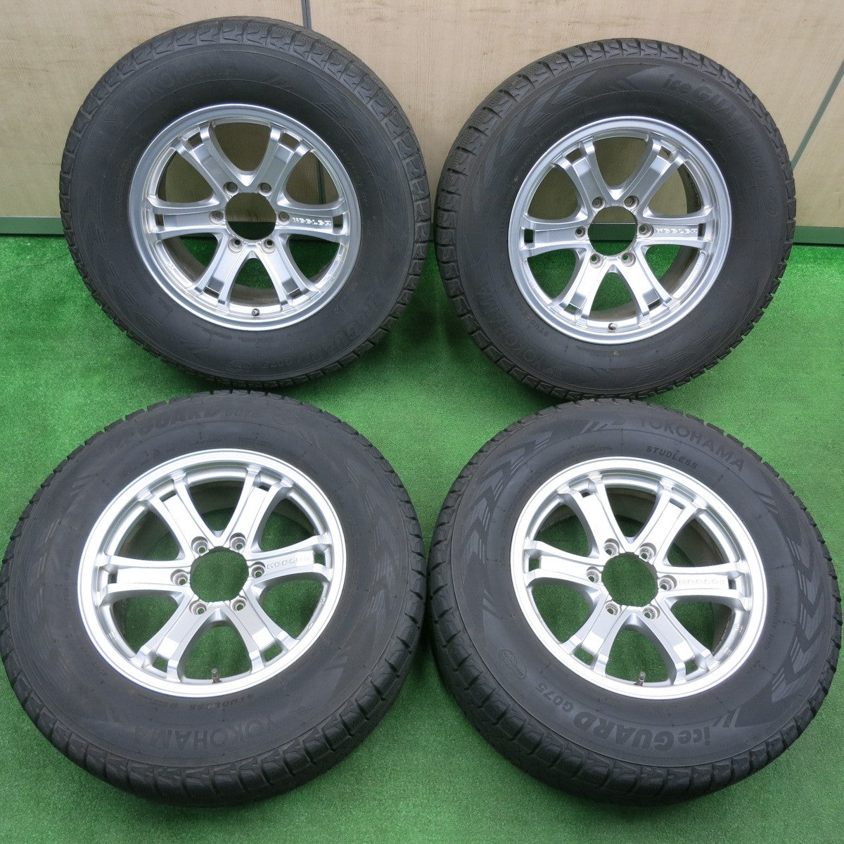 [送料無料] キレイ★スタッドレス  KEELER 265/65R17 ヨコハマ アイスガード G075 キーラー 17インチ PCD139.7/6H★4112508TNス