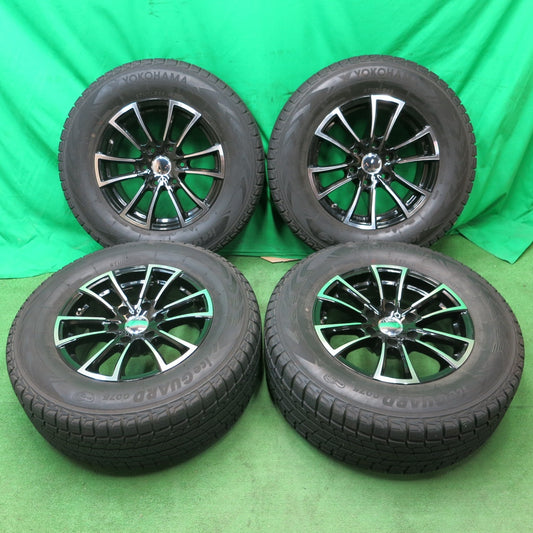 *送料無料* バリ溝！キレイ！8.5分★スタッドレス 265/65R17 ヨコハマ アイスガード G075 社外 アルミ 17インチ PCD139.7/6H★4052101ナス