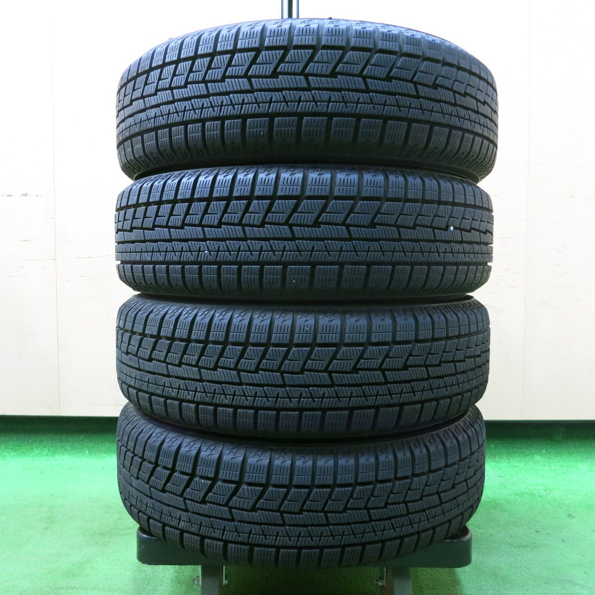 *送料無料* バリ溝！21年！キレイ！9.5分★スタッドレス 155/65R14 ヨコハマ アイスガード iG60 ZACK JP-209 MONZA  14インチ PCD100/4H★4052709イス