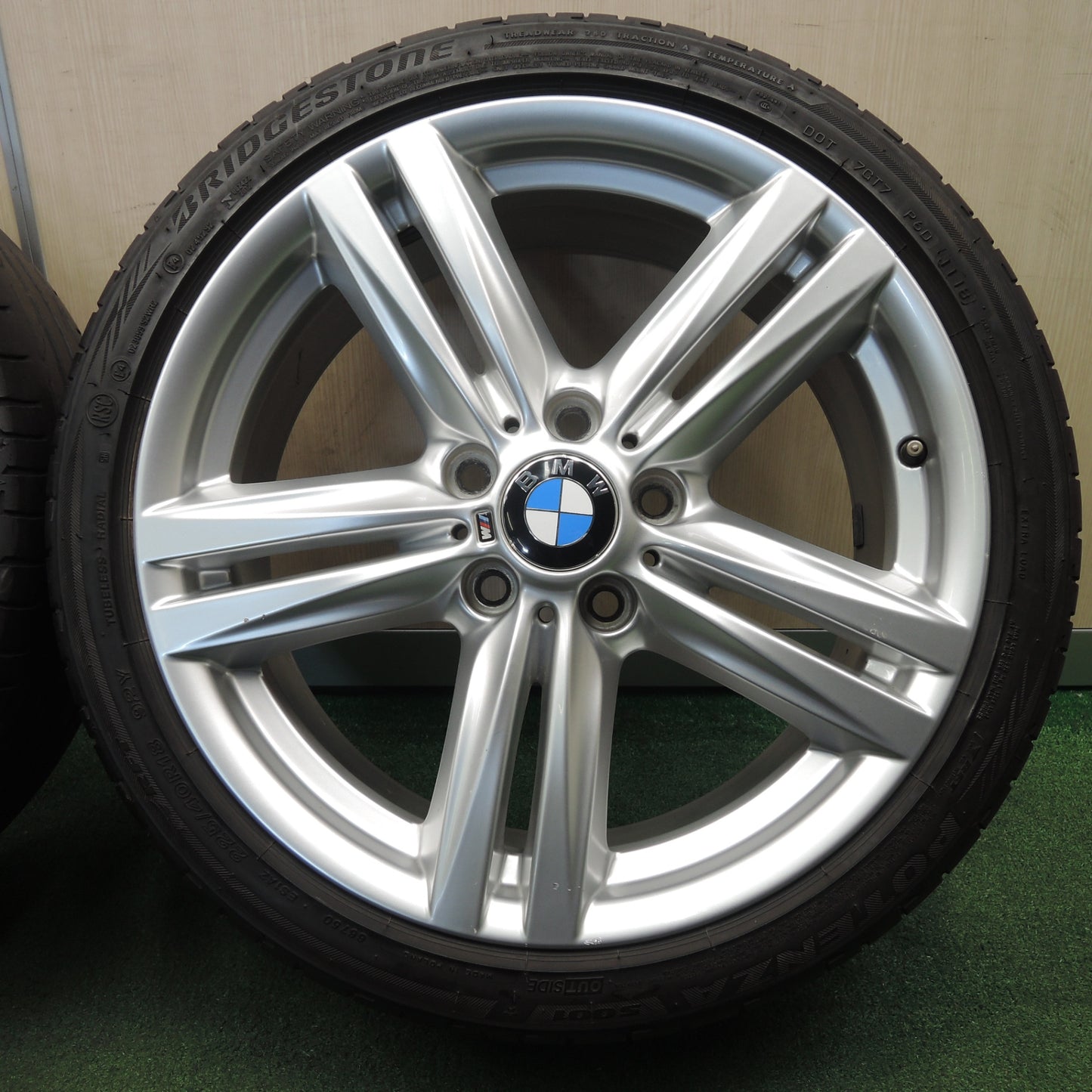 *送料無料* 4本価格★BMW 1シリーズ F20 純正 225/40R18 ブリヂストン ポテンザ S001 RFT 18インチ PCD120/5H★4031502NJノ