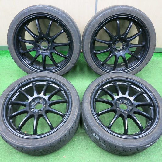 [送料無料] 4本価格★WORK EMOTION 11R 225/40R18 ダンロップ ディレッツァ Z3 ワーク エモーション 18インチ PCD100/5H★5020404NJノ