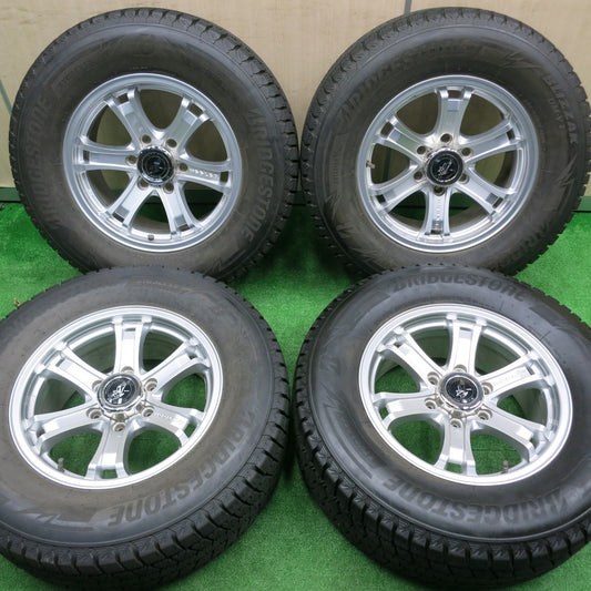 [送料無料] バリ溝！キレイ！9.5分★ランクル 等 KEELER 265/65R17 スタッドレス ブリヂストン ブリザック DM-V3 キーラー 17インチ PCD139.7/6H★4091801NJス