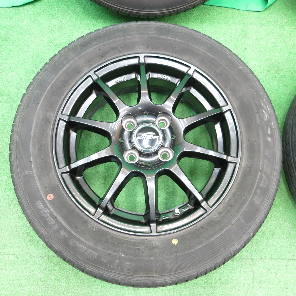 *送料無料* 4本価格★175/70R14 グッドイヤー GT-Eco Stage SCHNEIDER MiD シュナイダー 14インチ PCD100/4H★4042604ナノ