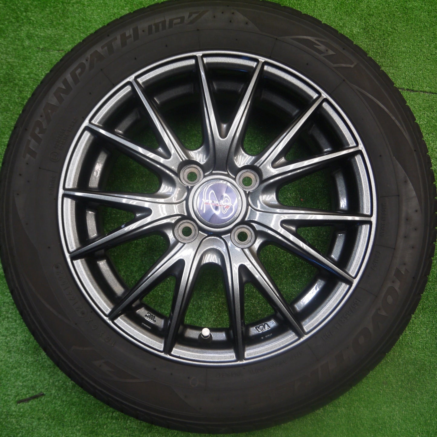 *送料無料* キレイ！22年★165/65R14 トーヨー トランパス MP7 VELVA SPORTZ ヴェルヴァ 14インチ PCD100/4H★4082702Hノ