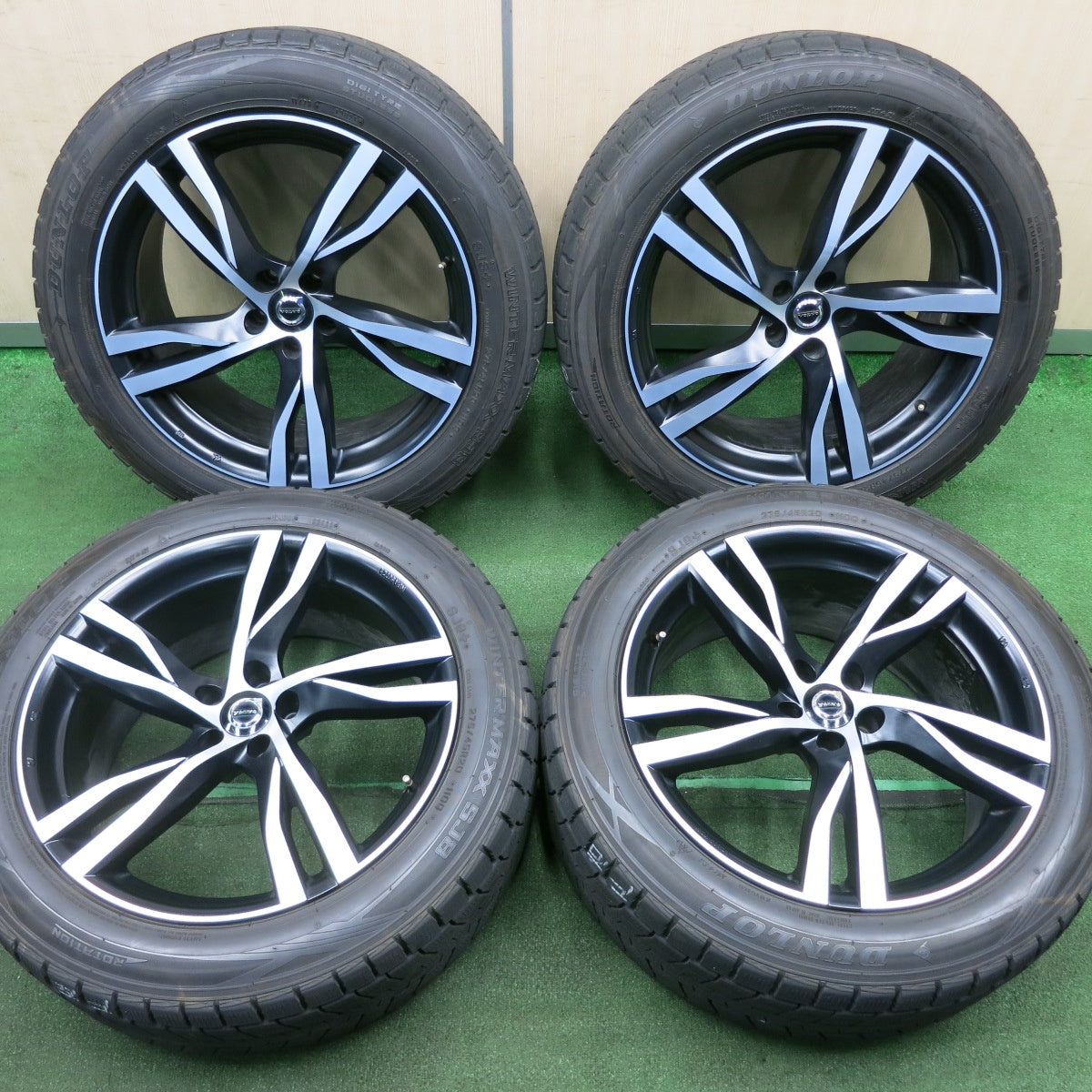 *送料無料* バリ溝！21年！キレイ！9分★ボルボ 等 MAK ストックホルム 275/45R20 スタッドレス ダンロップ ウインターマックス SJ8 PCD108/5H★4032901NJス