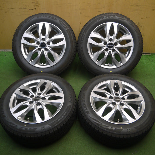 *送料無料* バリ溝！22年！キレイ！9.5分★スタッドレス 185/60R15 ブリヂストン ブリザック VRX2 BALMINUM バルミナ 15インチ PCD100/5H★4032506Hス