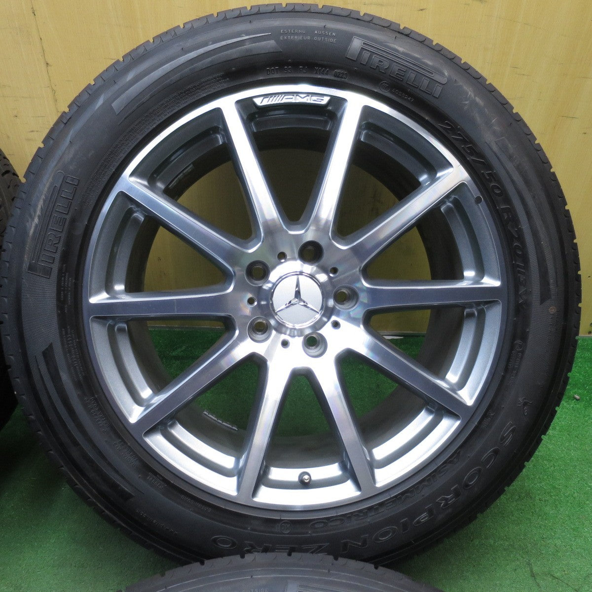 [送料無料] 新車外し！23年★ベンツ W463A Gクラス ゲレンデ G63 純正 AMG 275/50R20 ピレリ スコーピオン ゼロ アシンメトリコ 20インチ PCD130/5H★5040504KKノ