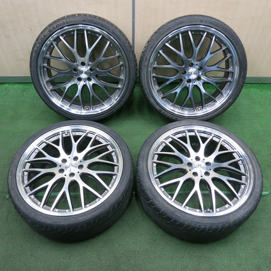 *送料無料* バリ溝！9.5分★LOXARNY MULTI FORCHETTA 225/35R19 ケンダ ラジアル カイザー ロクサーニ 19インチ PCD114.3/5H★4032505TNノ