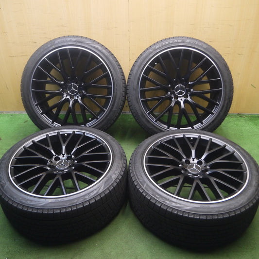 *送料無料* バリ溝！22年！綺麗！9.5分★ベンツ W223 Sクラス 純正 255/40R20 スタッドレス ブリヂストン ブリザック VRX3 PCD112/5H★4072601Hス